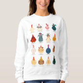 Sweatshirt Poulet mou (Devant)