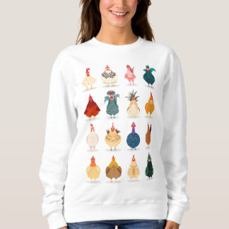 Sweatshirt Poulet mou