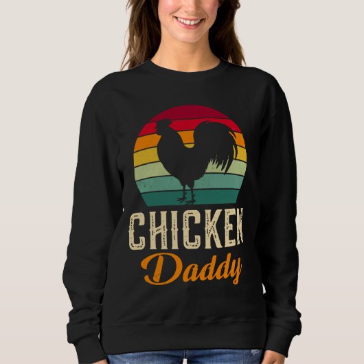 Sweatshirt poulet papa 24 (Devant)