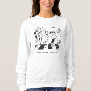 Sweatshirt Poulet sur un journal de passage à l'école