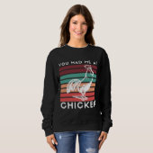 Sweatshirt Poulet vintage (Devant entier)