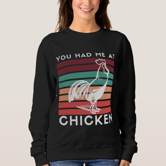 Sweatshirt Poulet vintage (Devant)