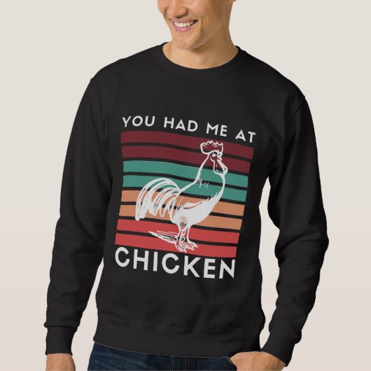 Sweatshirt Poulet vintage (Devant)