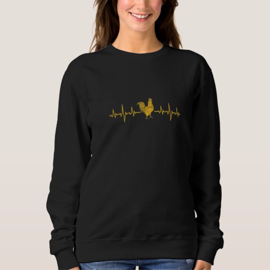 Sweatshirt Poulets coq Hen (Devant)