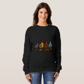 Sweatshirt Poulets de tricot (Devant entier)