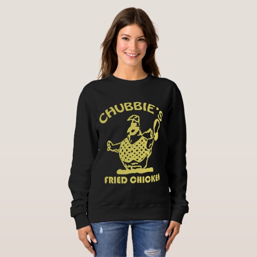 Sweatshirt Poulets frits de Chubbie (Devant entier)
