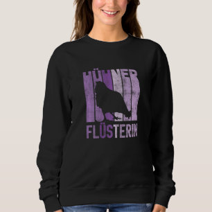 Sweatshirt Poulets rétro Poulets Whisper Farmer Poulets pourp