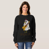 Sweatshirt Poulets Rocher Cute Poulet (Devant entier)