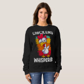 Sweatshirt Poulets Whisperer Agricole Poulet (Devant entier)