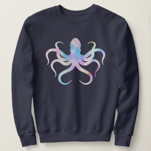 Sweatshirt poulpe aquarelle