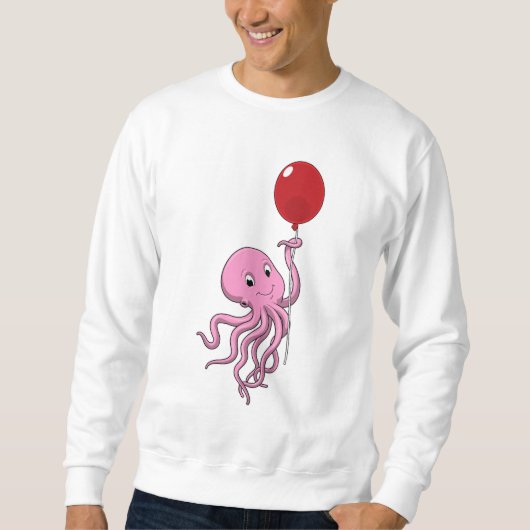 Sweatshirt poulpe avec ballon (Devant)