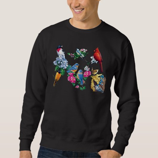 Sweatshirt pour amateurs d'oiseaux (Devant)