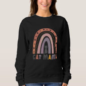 Sweatshirt Pour Cat Mama (Devant)