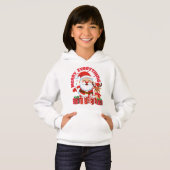 Sweatshirt pour enfants Santa & Renne (Devant entier)