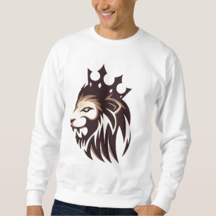 Sweatshirt pour hommes avec graphique de lion Roya