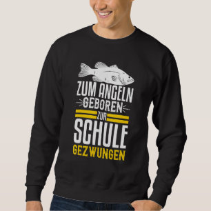 Sweatshirt Pour La Pêche Née À L'École Forcée - Hobby Angler