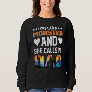 Sweatshirt pour Papa de la part de fille Premier jour de la f