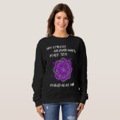 Sweatshirt Pour Soulager Le Stress Je Peins Des Mandalas D'Ho (Devant entier)