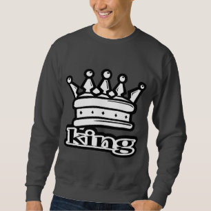 Sweatshirt Pourcentage royal du roi Couronne