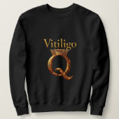 Sweatshirt Pourcentage Vitiligo (Design devant)