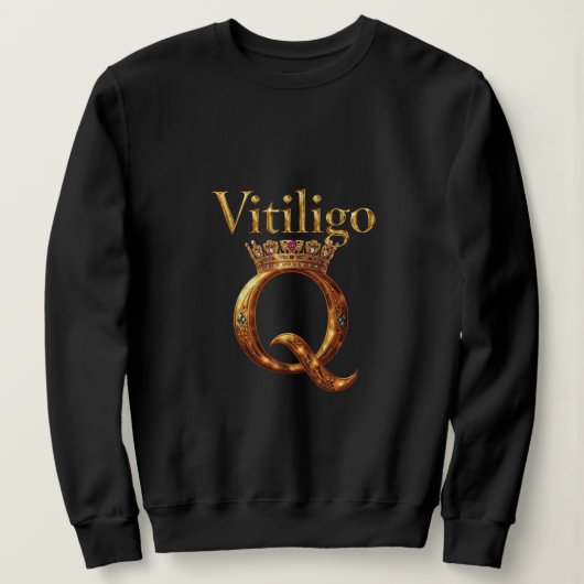 Sweatshirt Pourcentage Vitiligo (Design devant)
