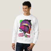 Sweatshirt Pourpre de Popstyle (Devant entier)