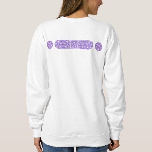 Sweatshirt Pourpre W1 (Dos)