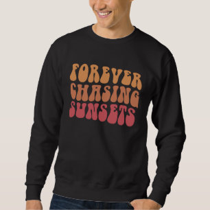 Sweatshirt Poursuite Éternelle du Coucher de Soleil Tendances