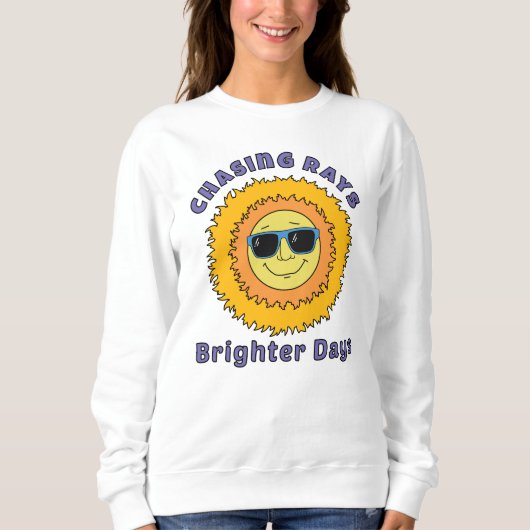 Sweatshirt Poursuivre les rayons (Devant)