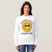 Sweatshirt Poursuivre les rayons (Devant entier)