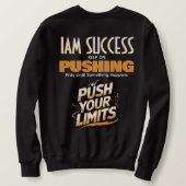 SWEATSHIRT POUSSEZ VOS LIMITES (Design dos)