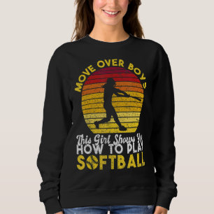 Sweatshirt Poussez-vous les garçons, cette fille vous montre