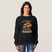 Sweatshirt Pouvoir Par Nuggies Pixalé Art Style Chicken Nugge (Devant entier)