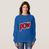 Sweatshirt POW! Graphiques Screwball Bleu (Devant entier)
