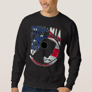 Sweatshirt POW MIA drapeau américain Aigle vous n'êtes pas ou