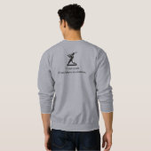 Sweatshirt Power Swing – Conception de baseball de style BD (Dos entier)