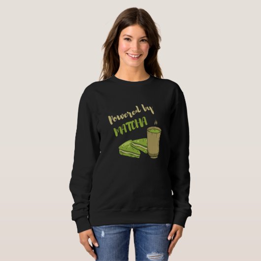 Sweatshirt Powered By Matcha the Matcha Tea (Devant entier)