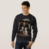 Sweatshirt Powerful Guardian, Rottweilers (Devant entier)