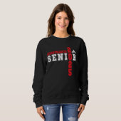 Sweatshirt Powerliflifting Senior 2025 Classe De 2025 Graduat (Devant entier)
