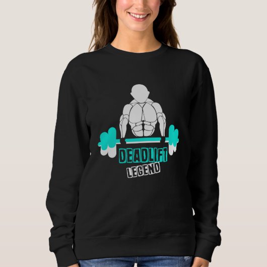 Sweatshirt Powerlifting Workout Gym Deadlift Weightlifting (Devant)