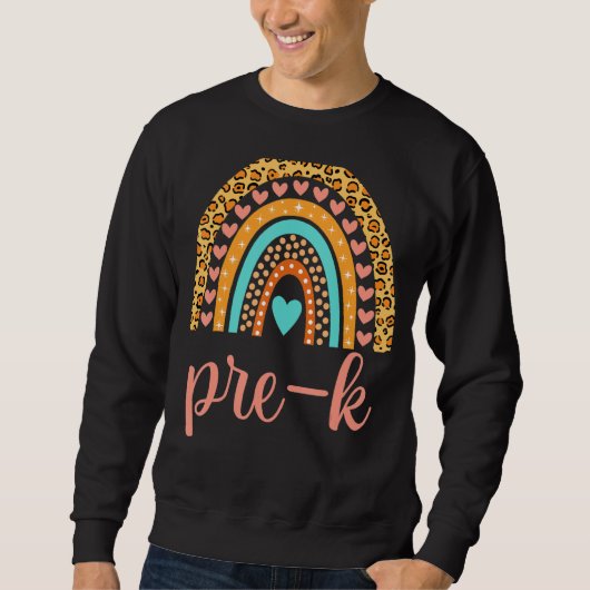 Sweatshirt Pré K Pré-Maternelle Enseignante Filles Garçons Re (Devant)
