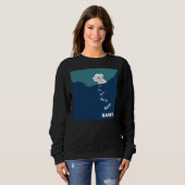 Sweatshirt Précieux Poodle Mini (Devant entier)
