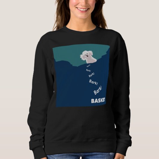 Sweatshirt Précieux Poodle Mini (Devant)