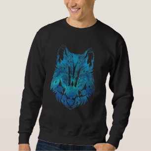 Sweatshirt Prédateur de forêt Animal Faune Portrait Wolf Wolf