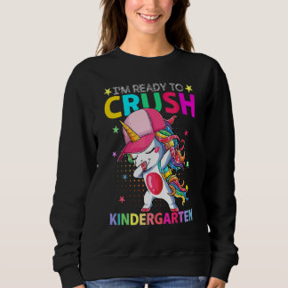 Sweatshirt Premier Jour De La Maternelle Filles Licorne Retou