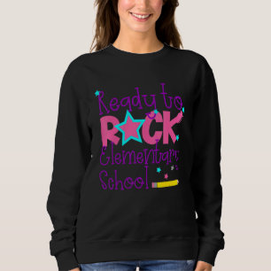 Sweatshirt Premier Jour De L'Élémentaire Prêt À Rock Élémenta