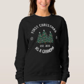 Sweatshirt Premier Noël Comme Grand-Mère Est. (Devant)