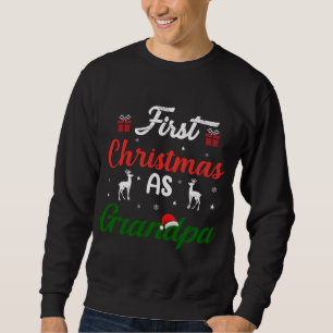 Sweatshirt Premier Noël Comme Grand-Père Cute Famille Matchin