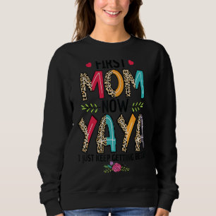 Sweatshirt Première Maman Maintenant Yaya Je Continue À Améli