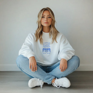 Sweatshirt Premières chaussures bleues pour bébé pour la fête